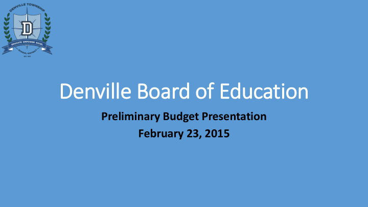 denville board of education