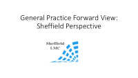 general practice forward view sheffield perspective gpfv