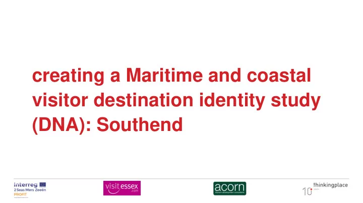 visitor destination identity study