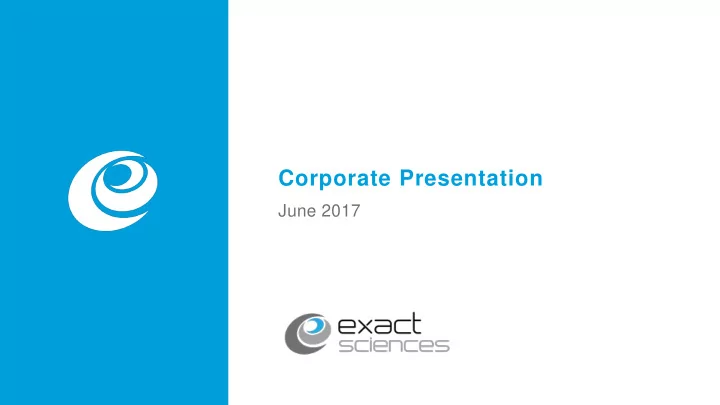 corporate presentation