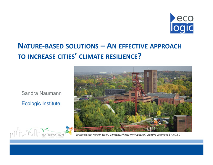 to increase cities climate resilience