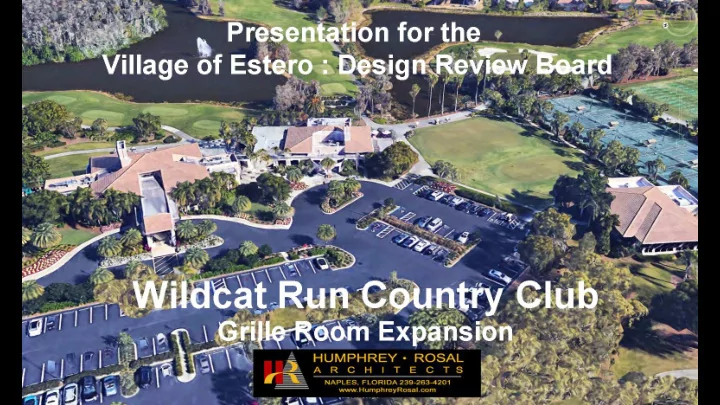 existing amenity campus existing front elevation existing