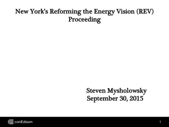 Stev  even  en My  Mysh  sholo  lowsky  wsky  Sep  epte  temb  mber  er 30, 2015  1  Drivers Behind