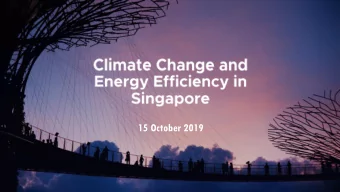 15 October 2019  SINGAPORES PLEDGE  Singapores GHG emissions totaled  To reduce our