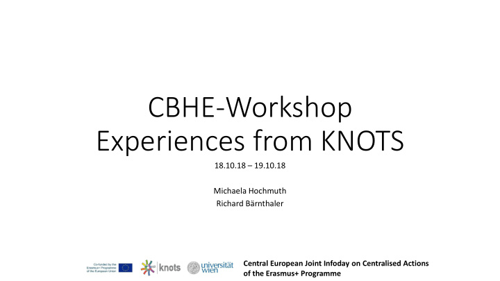 cbhe workshop