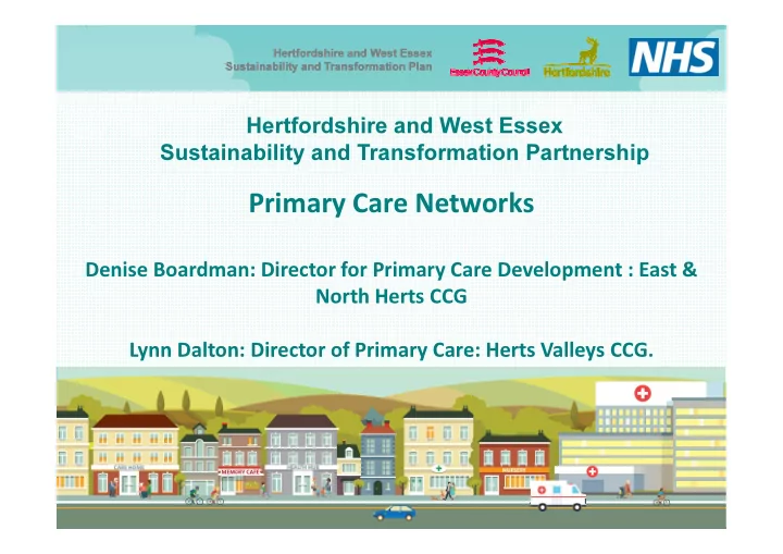 primary care networks