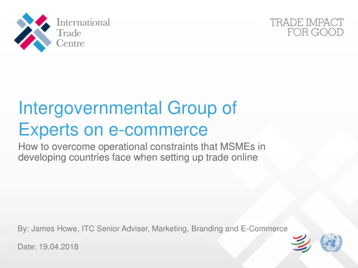 experts on e commerce