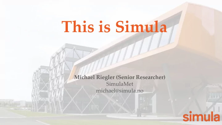 this is simula
