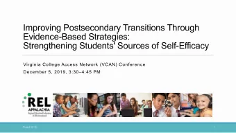 t REL  APPALACHIA Regional Educational Laboratory At SRI International  Project 4.2.12  1  Meet