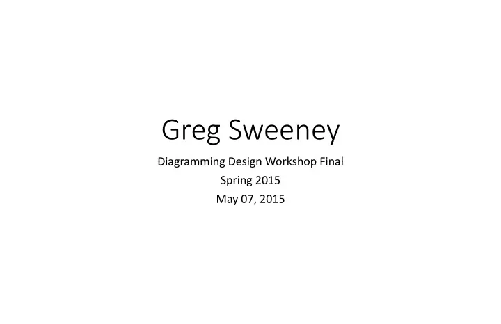 g greg sweeney g s y
