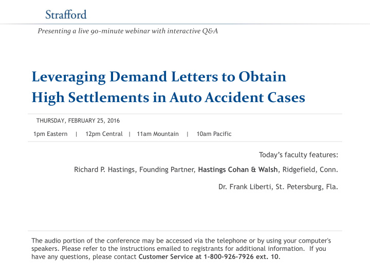 high settlements in auto accident cases