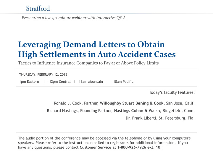 high settlements in auto accident cases