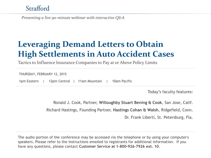 high settlements in auto accident cases