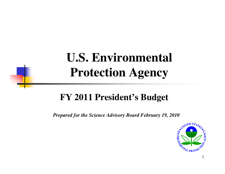 u s environmental protection agency