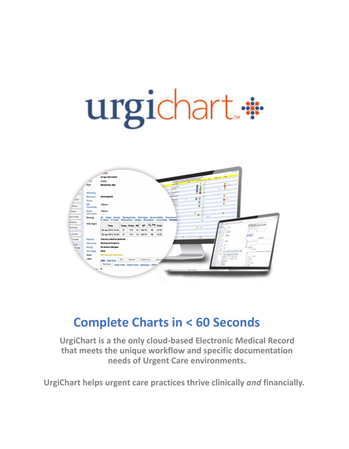 complete charts in lt 60 seconds