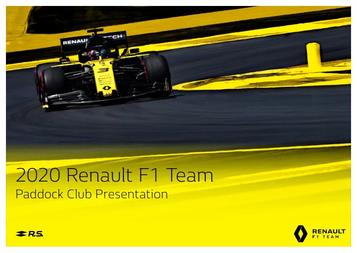 2020 renault f1 team