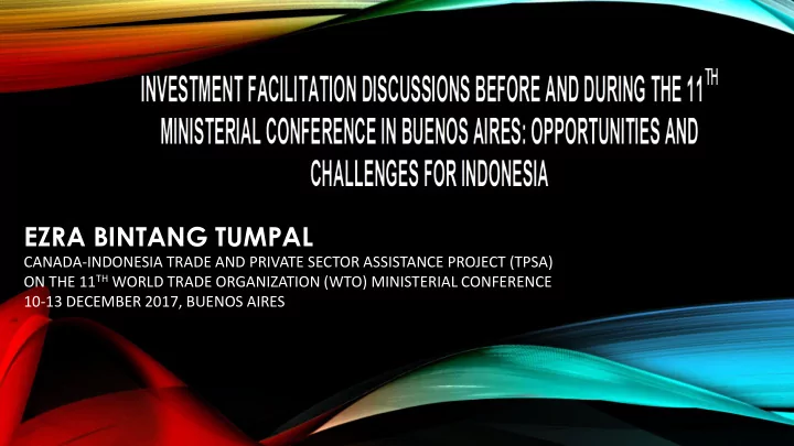ezra bintang tumpal