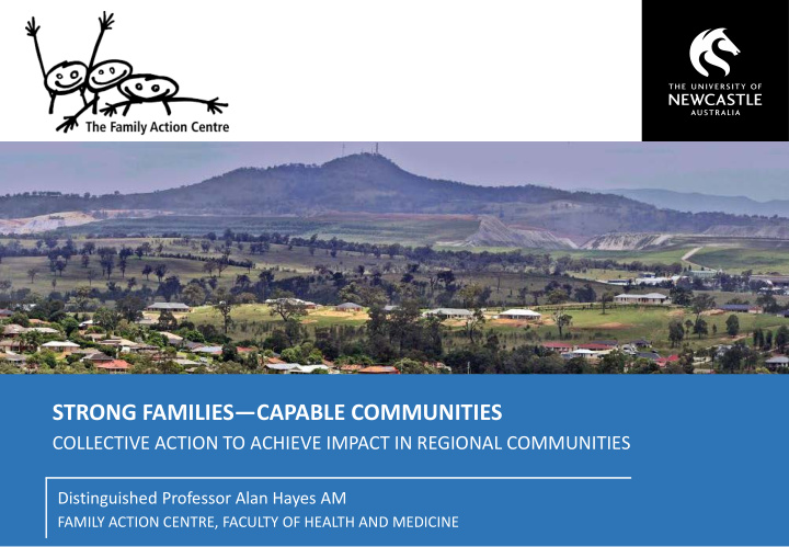 strong families capable communities