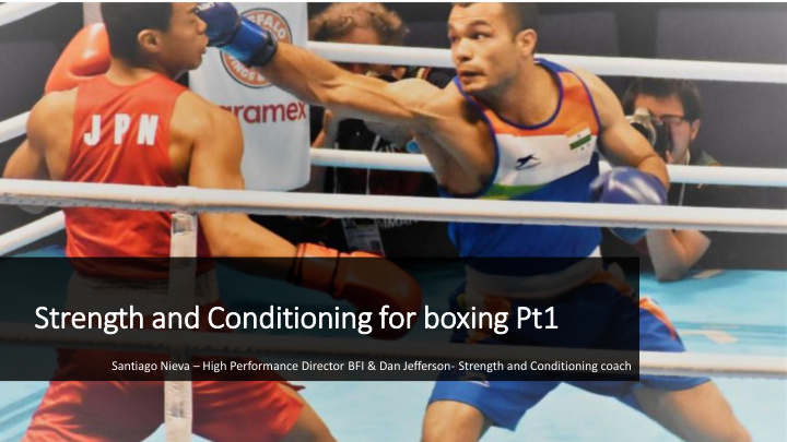 strength and con conditioning for or boxing pt1 pt1