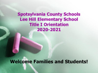 welcome families and students what is title i all about