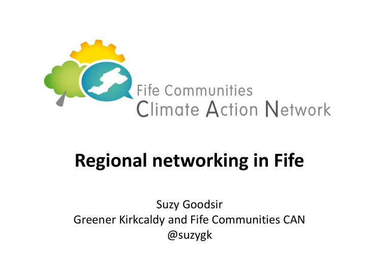 regional networking in fife