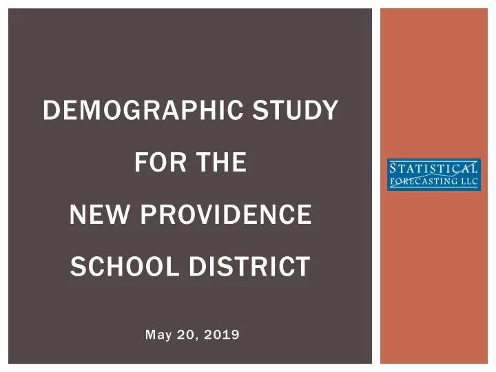 demographic study