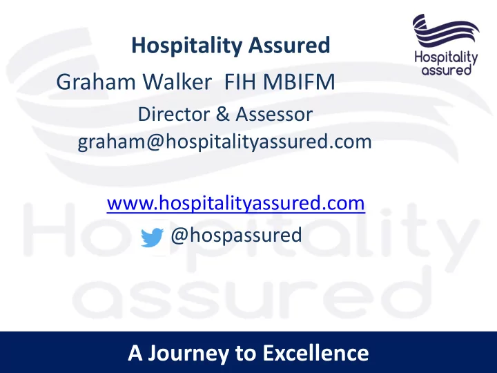 history of hospitality assured