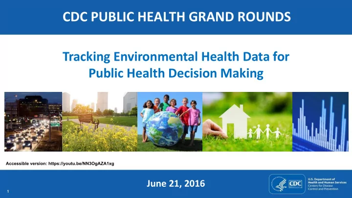 cdc public health grand rounds