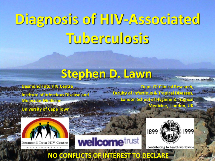 diagnosis of hiv associated tuberculosis