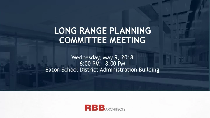 long range planning