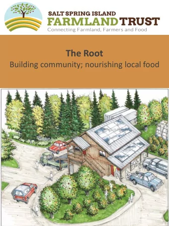 Salt Spring Island Farm Centre for Food Security  A new facility for food processing, distribution,