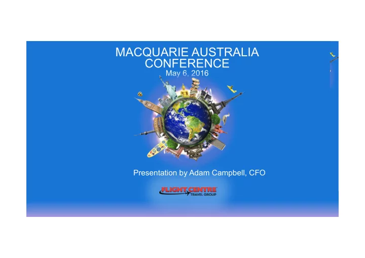 macquarie australia conference