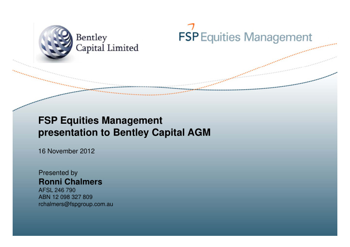 fsp equities management fsp equities management