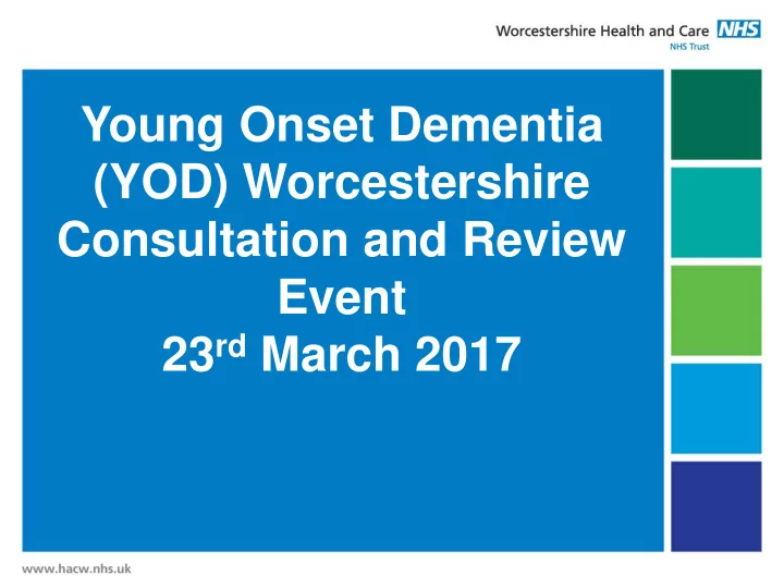 yod worcestershire