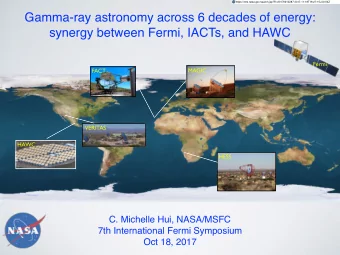 Gamma-ray astronomy across 6 decades of energy:  synergy between Fermi, IACTs, and HAWC  Fermi