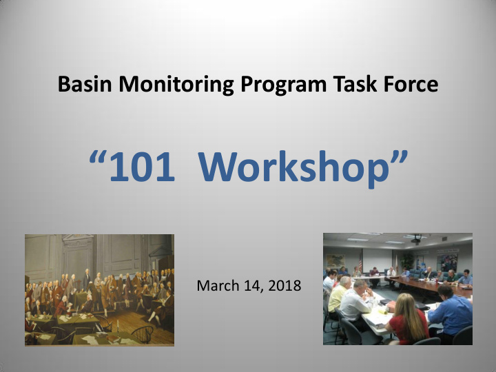 101 workshop