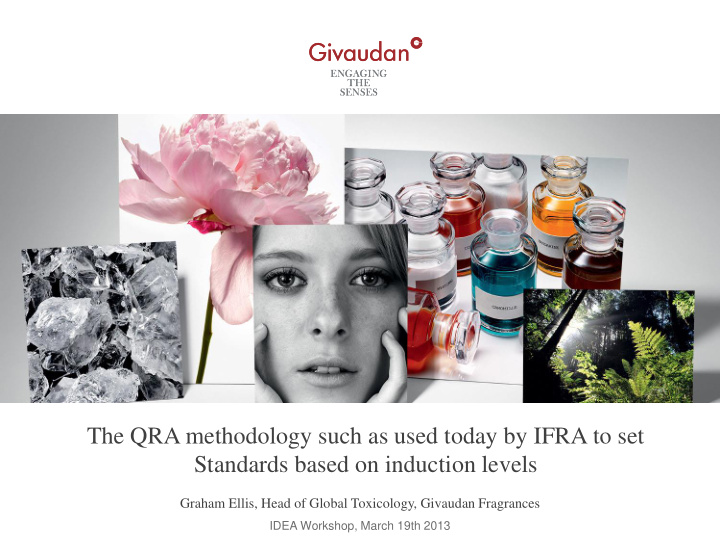 the qra methodology such as used today by ifra to set