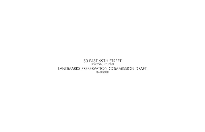 50 east 69th street
