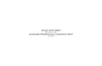 50 EAST 69TH STREET  NEW YORK, NY 10021  LANDMARKS PRESERVATION COMMISSION DRAFT  09.10.2018  AREA