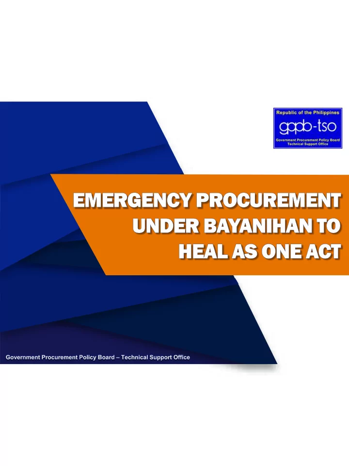 iii procedure for ep under