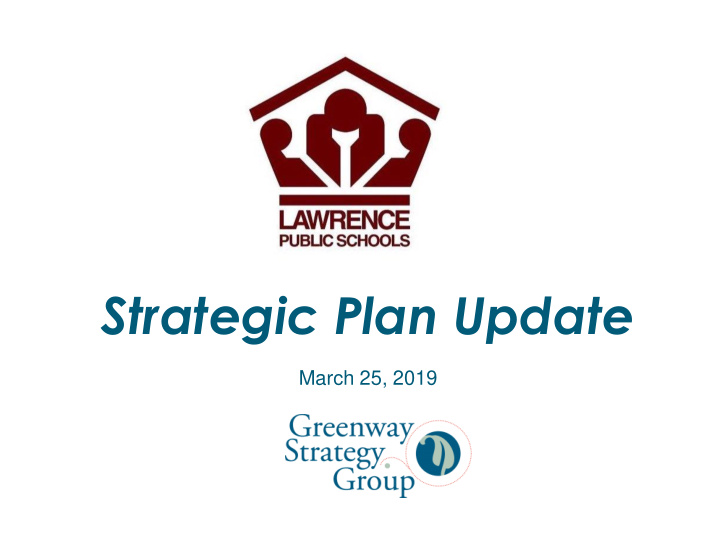 strategic plan update