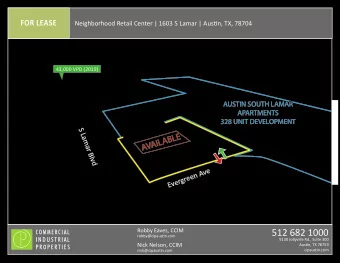 512 682 1000  robby@cipaustjn.com  9130 Jollyville Rd., Suite 300  Nick Nelson, CCIM  Austjn, TX