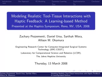 Modeling Realistic Tool-Tissue Interactions with  Haptic Feedback: A Learning-based Method