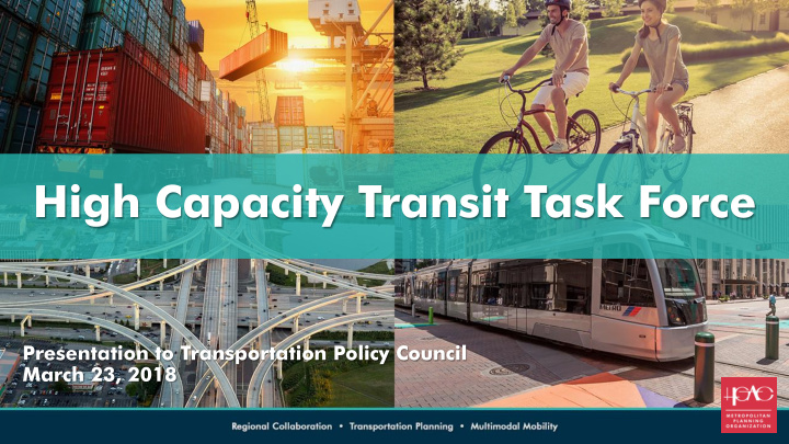 high capacity transit task force