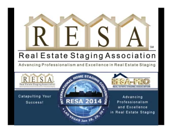 The  Business  of  Staging    How  to  effec)vely  manage  the