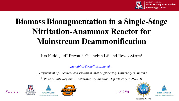 biomass bioaugmentation in a single stage nitritation