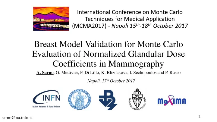 evaluation of normalized glandular dose