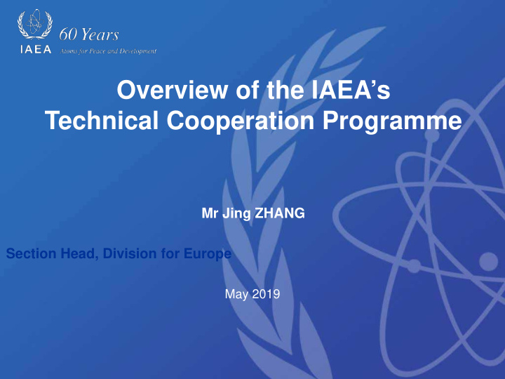 overview of the iaea s technical cooperation programme