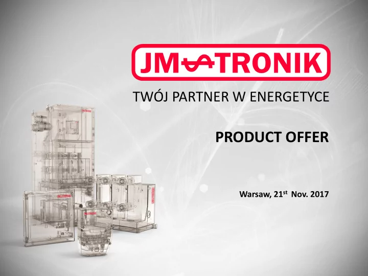 product offer