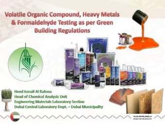 1  2  3  4  5  6  7  1  BS EN ISO11890-2: Determination of Volatile Organic Compound